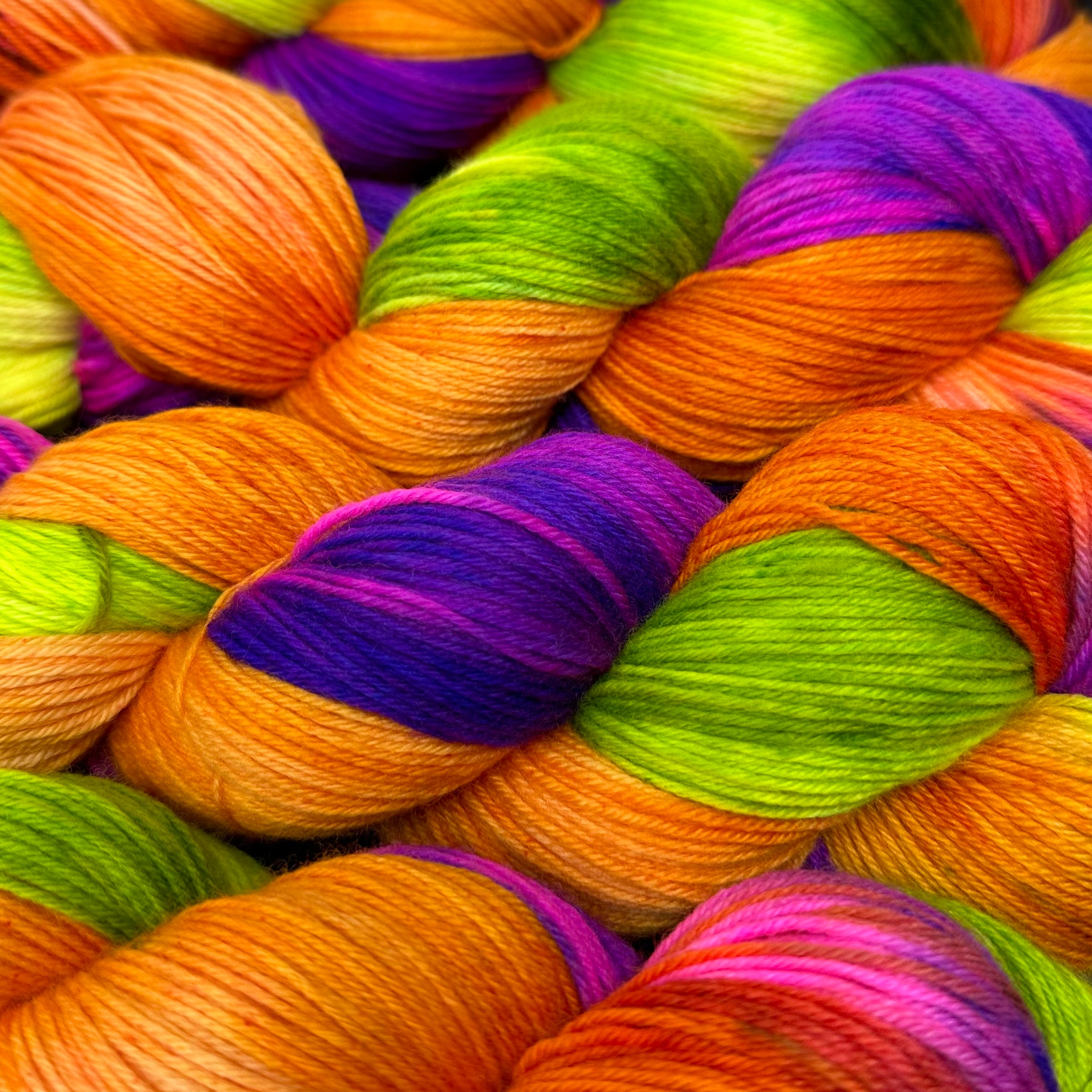 Good Juju Sock yarn Barbie Girl – Deep Dyed Yarns