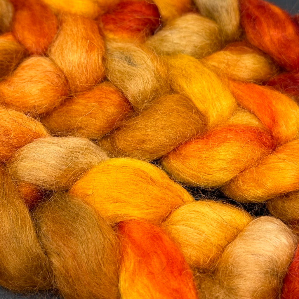 Wensleydale longwool top spinning fiber Sturgis