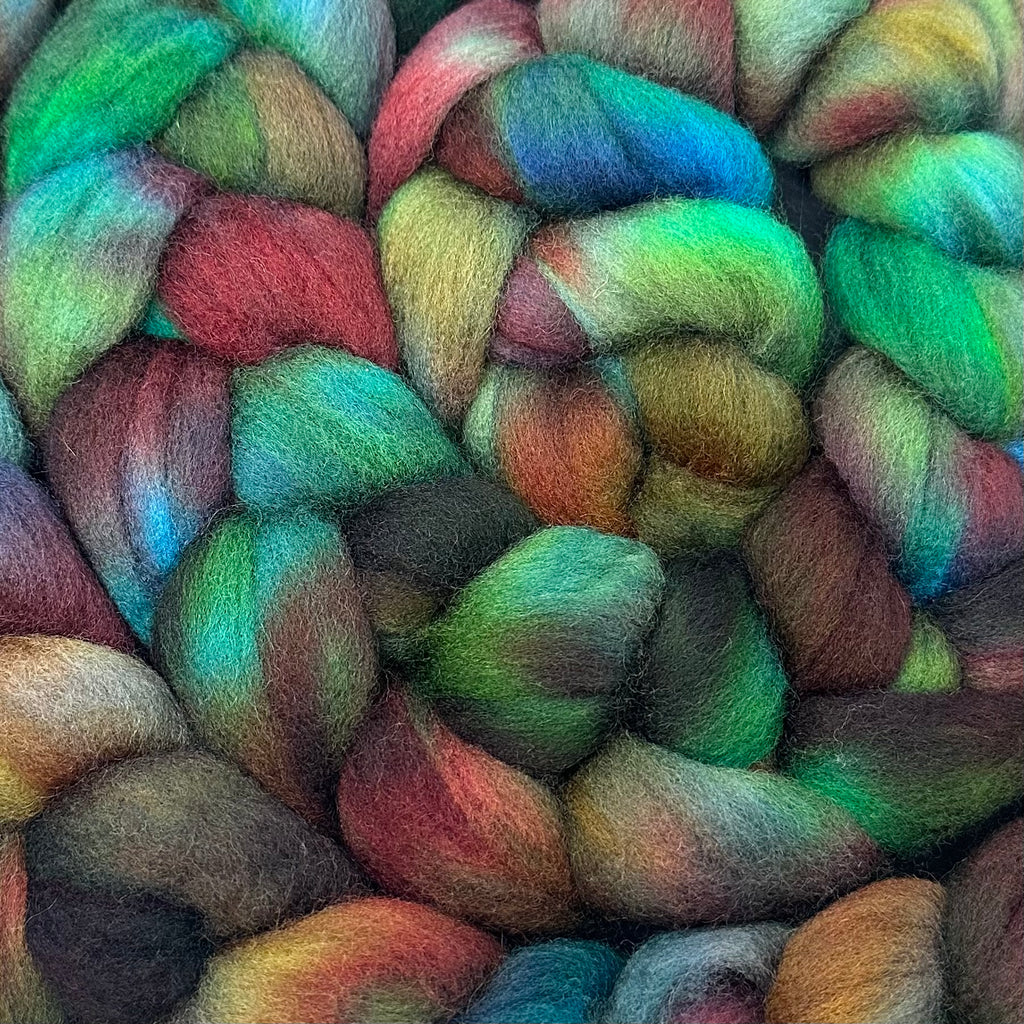 Cormo wool top spinning fiber Mountain Gems