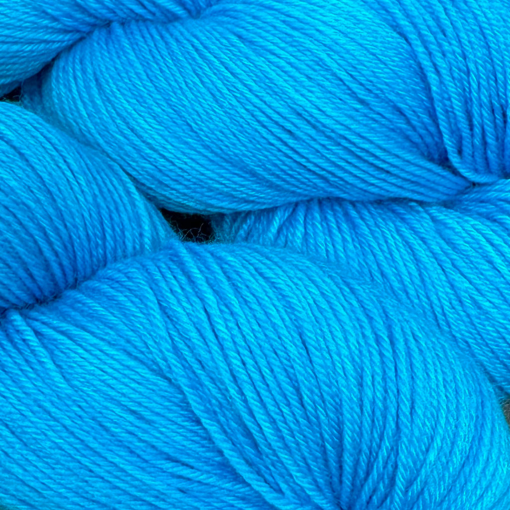 Good Juju Sock yarn blue One of a kind OOAK