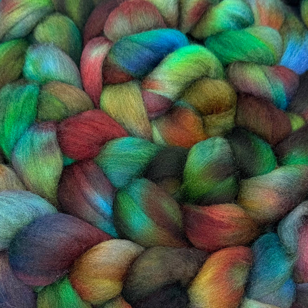 Cormo wool top spinning fiber Mountain Gems