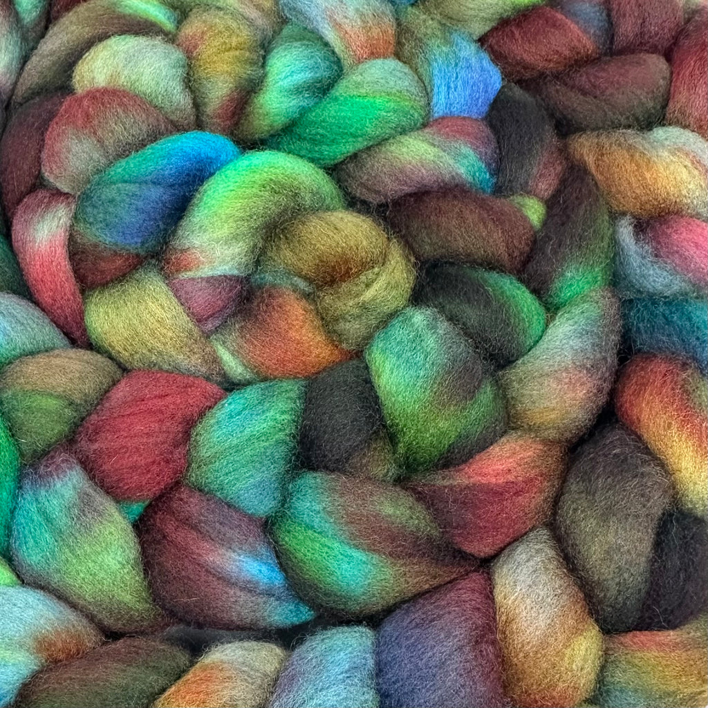 Cormo wool top spinning fiber Mountain Gems