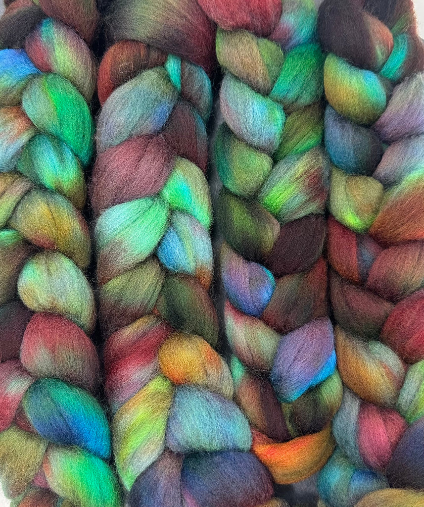 Cormo wool top spinning fiber Mountain Gems